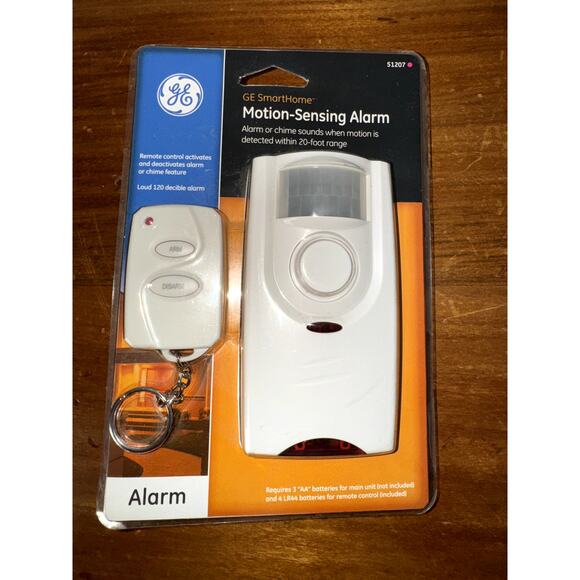 GE Personal Security Motion Sensing 120 DB Alarm/Chime Remote 51207 NWT - Picture 4 of 5
